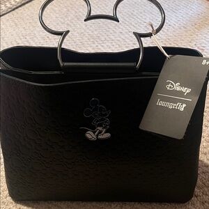 Loungefly Black Mickey Mouse Mini Bag